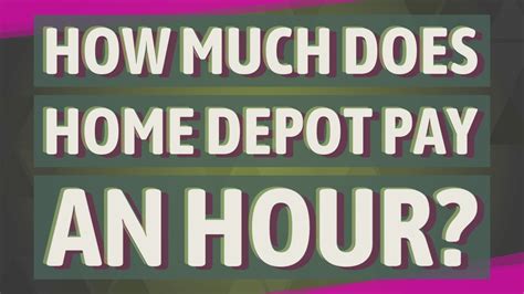 Based on 4 salaries posted anonymously by The <b>Home</b> <b>Depot</b> Part Time Sales Associate employees in Sunrise. . How much does home depot pay an hour